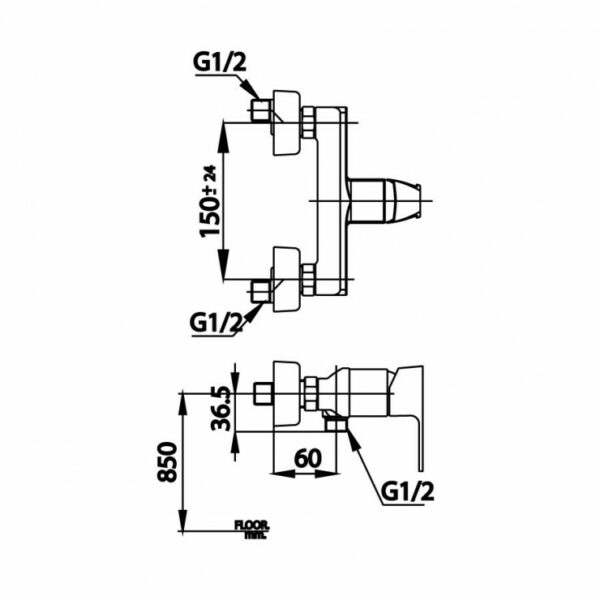 Ct2205a Bản Vẽ Củ Sen Nóng Lạnh Cotto 740x740