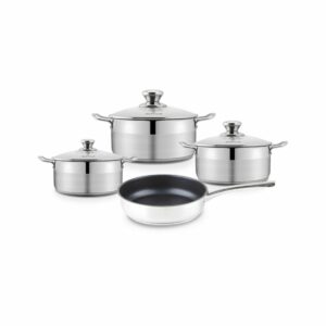 Bộ nồi inox Smartcook SM2101MN size 16, 20 , 24, chảo 24cm