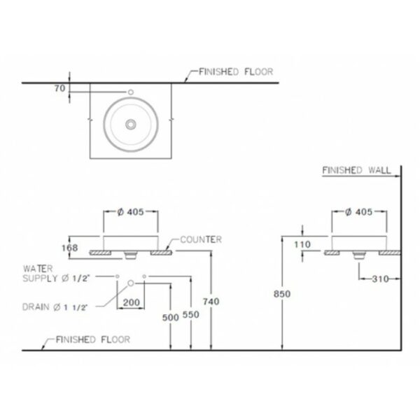 Ban Ve Lavabo Cotto C003407 740x740