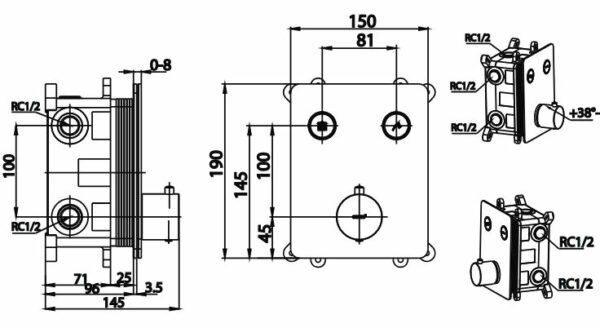 Ban Ve Van Sen Cotto Ct3016