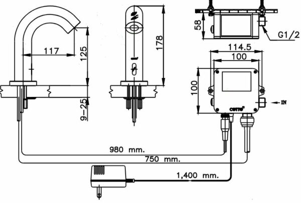 Ban Ve Voi Cam Ung Cotto Ct4916ac