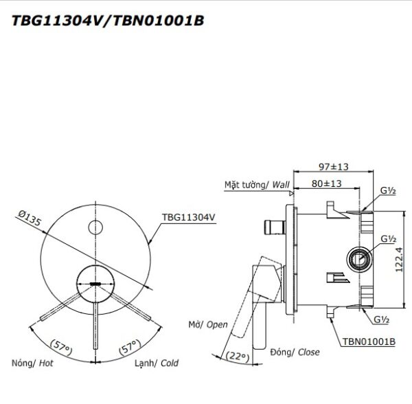 Ban Ve Van Dieu Chinh Toto Tbg11304va