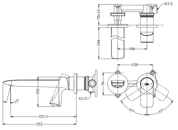 Ban Ve Voi Lavabo Toto Tlg04310b