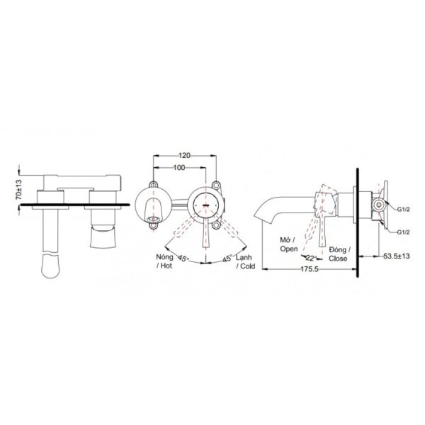 Ban Ve Voi Lavabo Toto Tls02307b