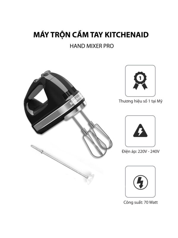 0021349 May Tron Cam Tay Kitchenaid Hand Mixer Pro 5khm720awob