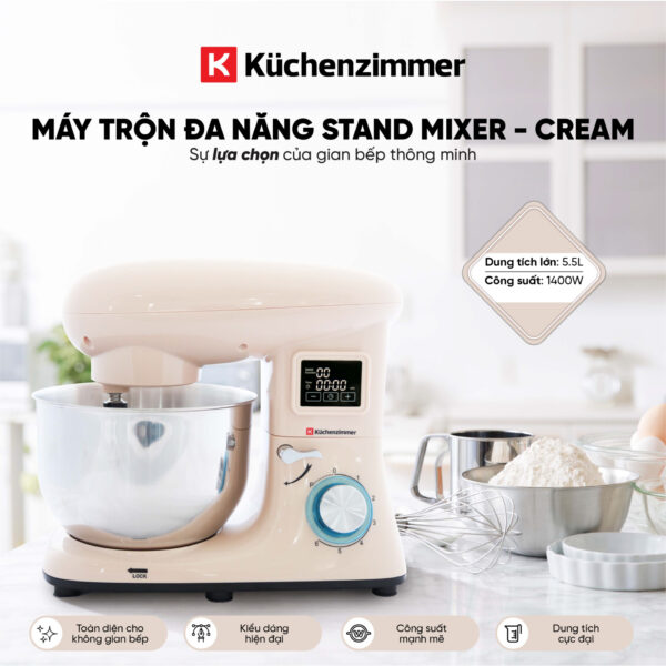 0156601 May Tron Da Nang Stand Mixer Cream Kuchenzimmer 002813