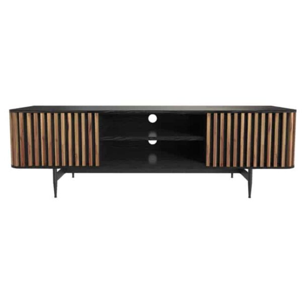 Linea Tv Stand Acacia Front 750x750