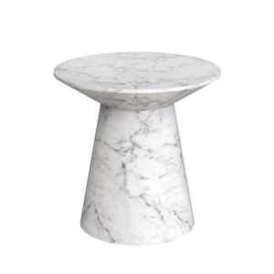 Mushroom Round Side Table D50xh50cm Marble 2 Pro