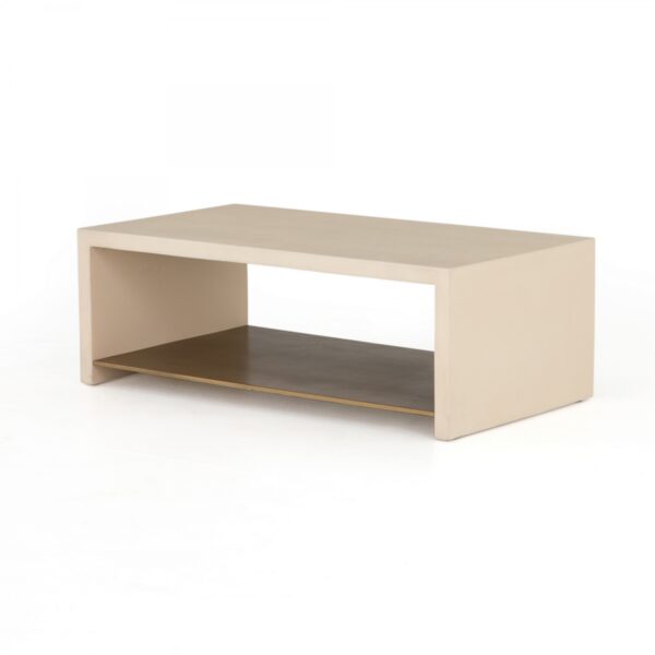 Hugo Coffee Table Parchment White 1 1