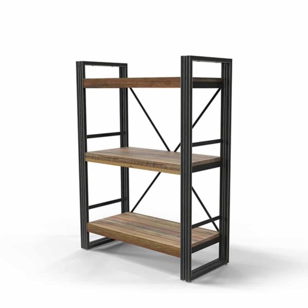 Omega Small Low Bookshelf 80x35xh108 Perspective 1 1