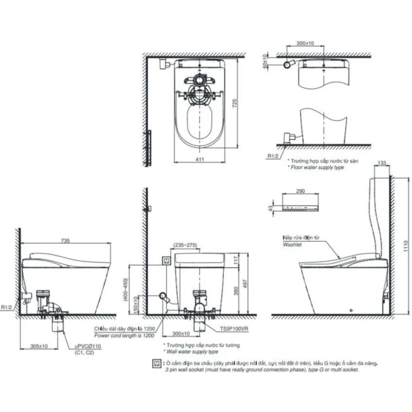 Ban Ve Toto Neorest Ls Cs911vt Tcf87320ga 1090x1090