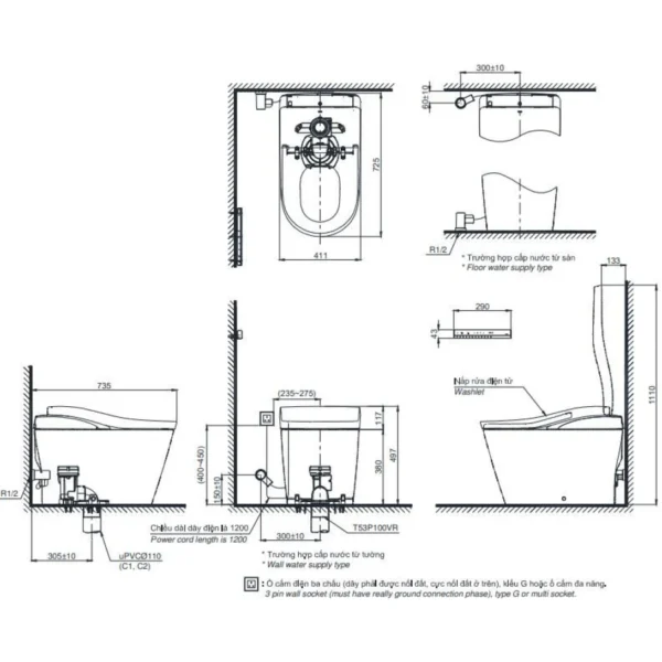 Ban Ve Toto Neorest Ls Cs911vt Tcf87220gaa 1090x1090