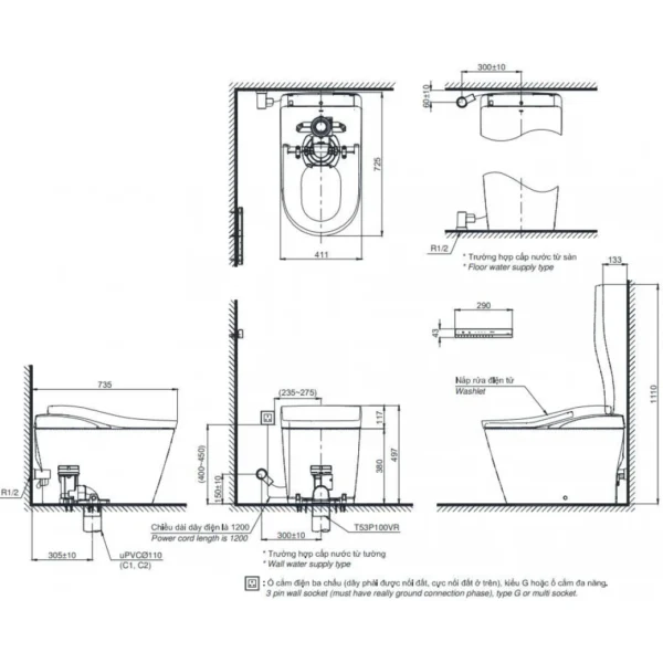 Ban Ve Toto Neorest Ls Cs911vt Tcf87120gaa 1090x1090