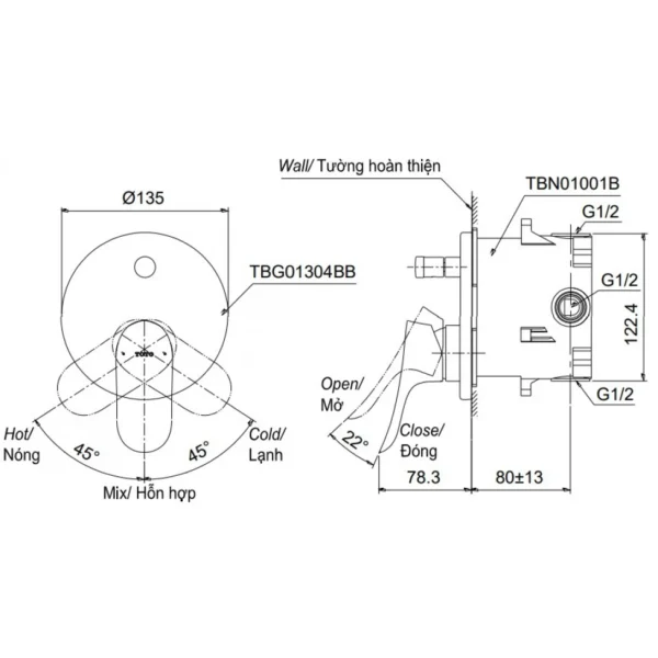 Van Dieu Chinh Nong Lanh Toto Tbg01304ba Tbn01001b 1090x1090