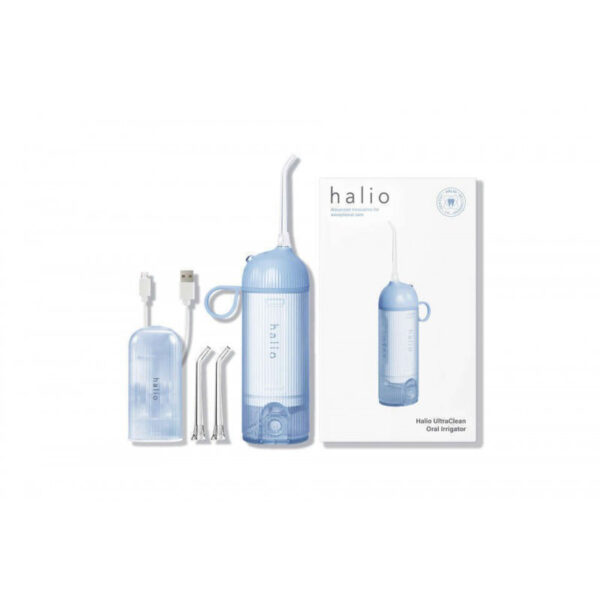 May Tam Nuoc Cam Tay Halio Ultraclean Oral Irrigator Sky Blue